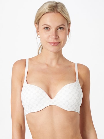 JOOP! T-shirt Bra 'Urban Couture' in White: front