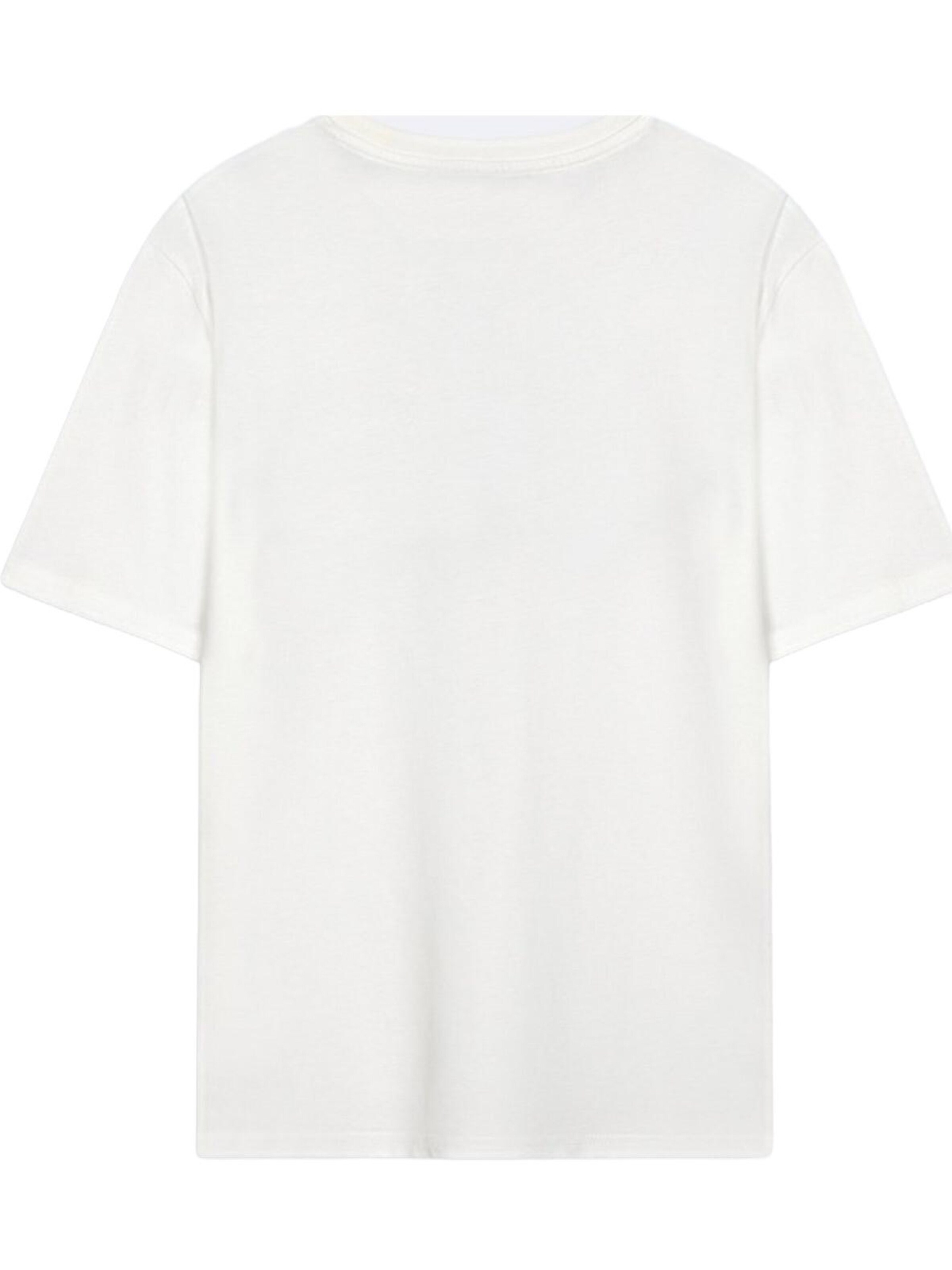 LTB Jeans - Camiseta 'LTB Jeans Herren-T-Shirt mit Logo-Print' en blanco