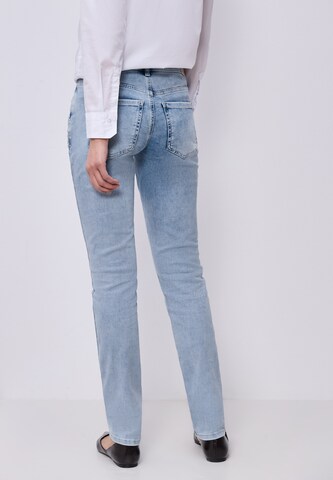 STREET ONE Slimfit Jeans in Blau