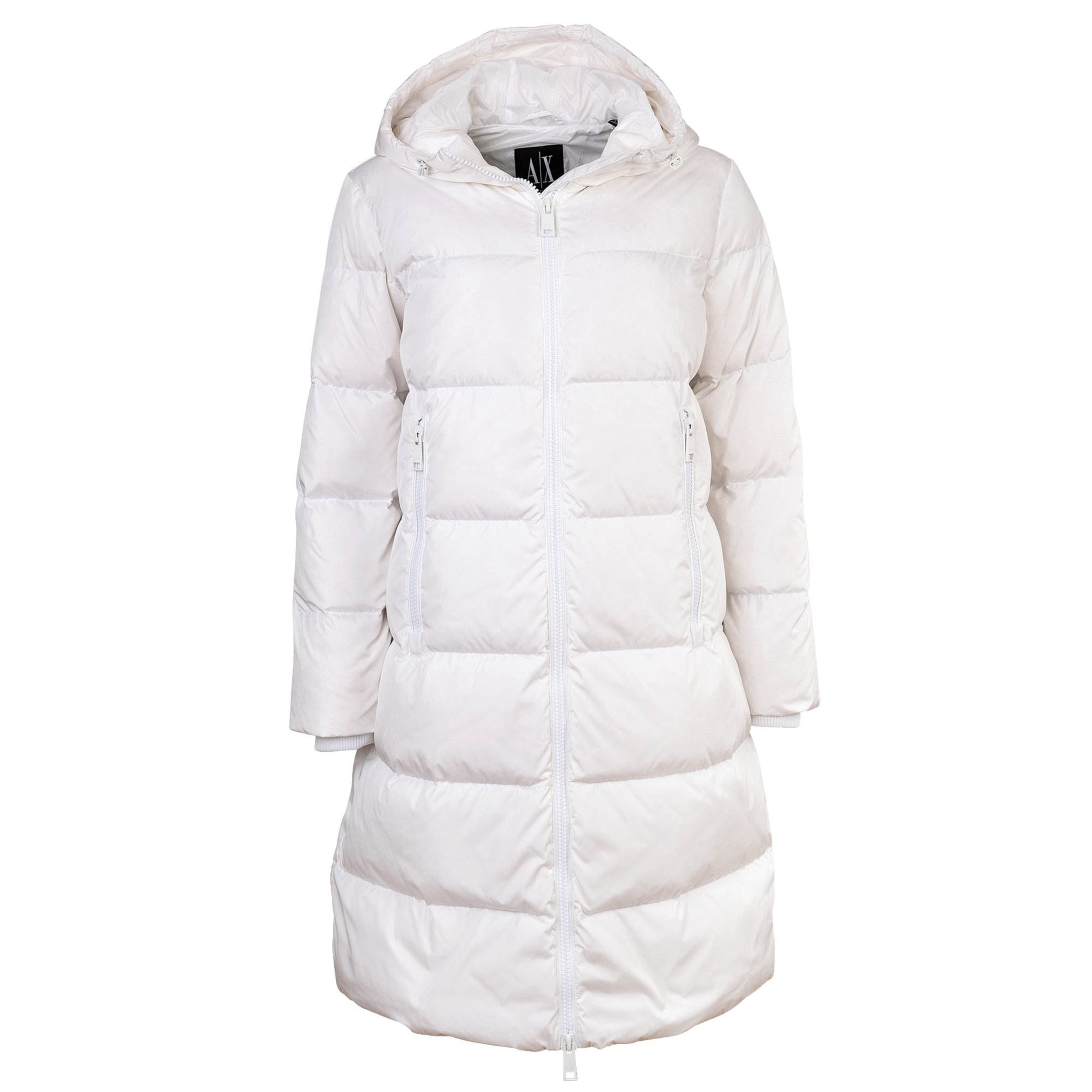 Manteau d’hiver ARMANI EXCHANGE en blanc : devant