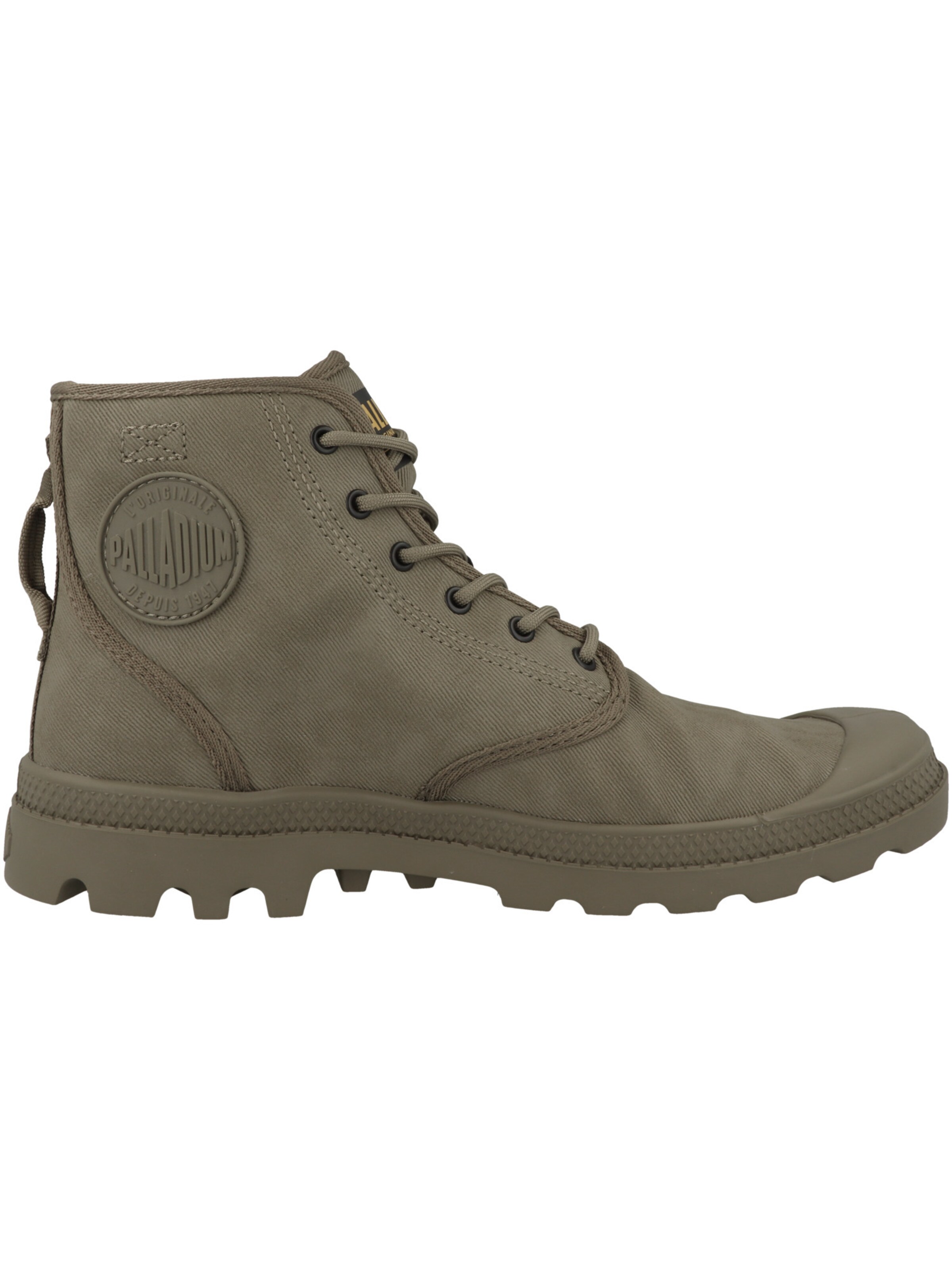 Palladium - Botas 'Pampa Hi Coated' em verde