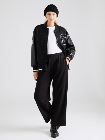Wide Leg Pantalon 'Edilina Ima Q' MSCH COPENHAGEN en noir