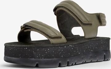 CAMPER Sandals 'Oruga Up' in Green: front