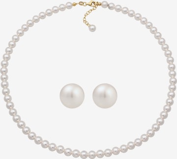 ELLI Schmuckset in Weiß: Vorderseite