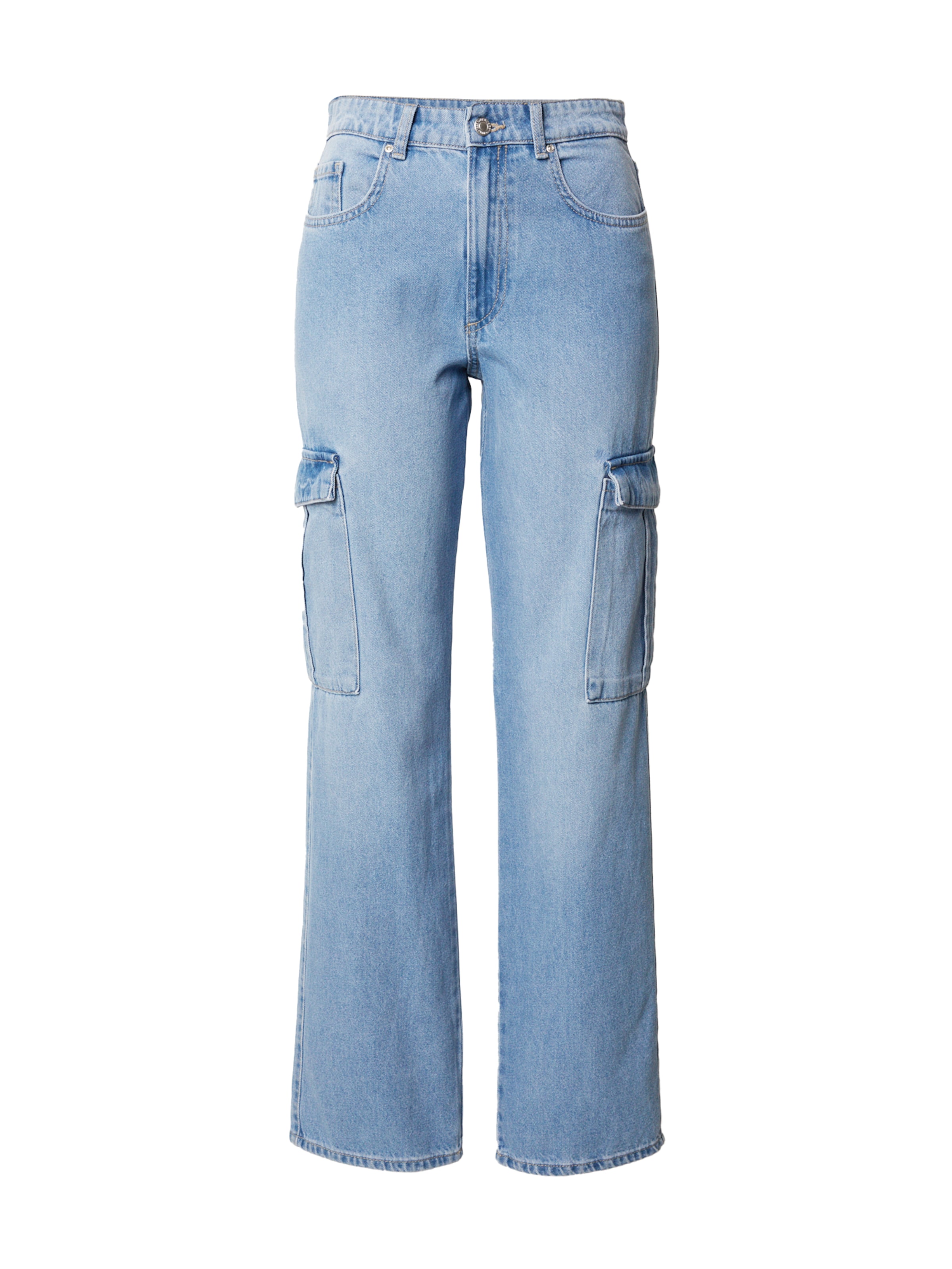 Regular Jeans cargo 'Riley' ONLY en bleu : devant
