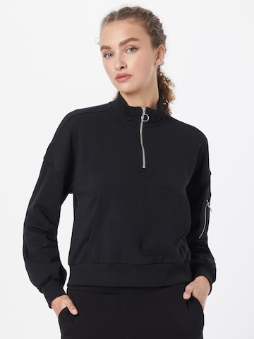 ONLY PLAY Athletic Sweatshirt in Black: front