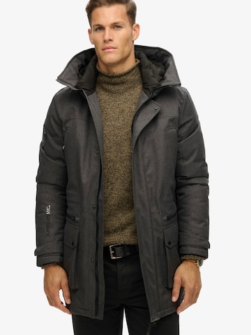 Superdry & Co Talveparka, värv hall: eest vaates