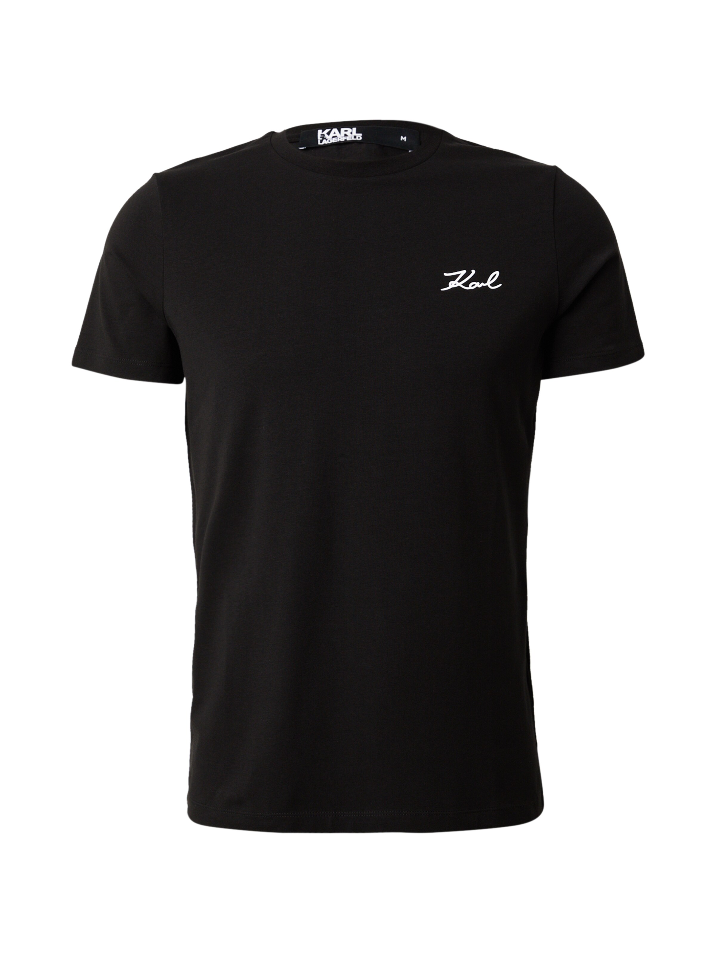 Marškinėliai iš Karl Lagerfeld, spalva – juoda / balta, Prekių apžvalga