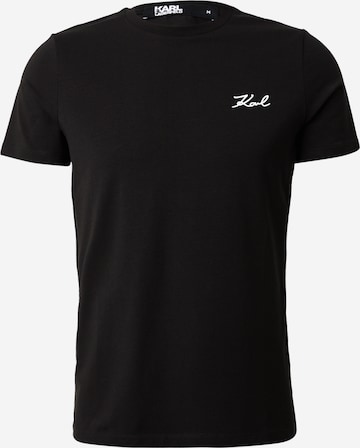 Karl Lagerfeld T-Shirt in Schwarz: Vorderseite