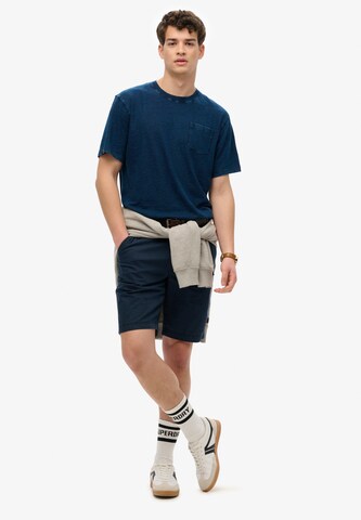 T-Shirt 'The Merchant Store' Superdry en bleu