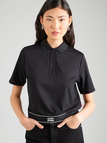 JOOP! Jeans Poloshirt 'Talena' in Schwarz: Vorderseite