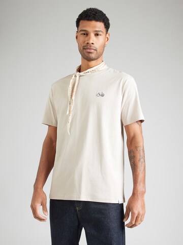 Iriedaily T-shirt 'Peaceride' i beige: framsida