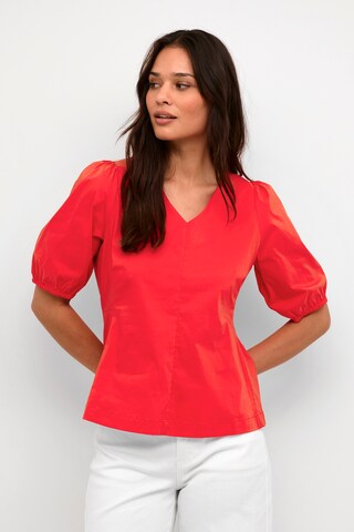 CULTURE Blouse 'Antoinett' in Red: front