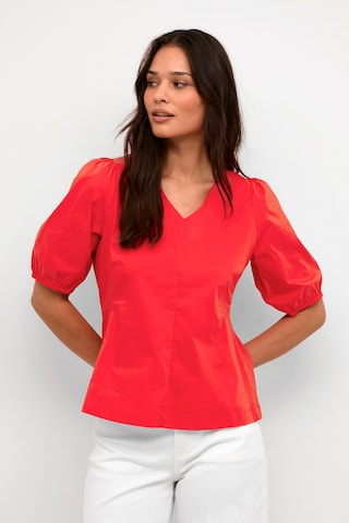 CULTURE Blouse 'Antoinett' in Rood: voorkant