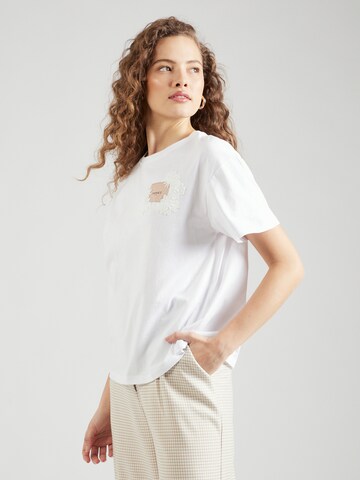 T-shirt Twinset en blanc : devant