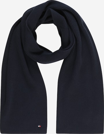 TOMMY HILFIGER Scarf 'Essential' in Blue: front