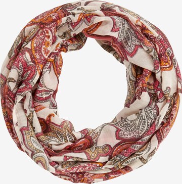 COMMA Tube Scarf in White: front