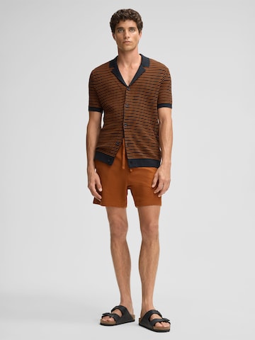 Coupe regular Chemise 'Adrian' STRELLSON en marron