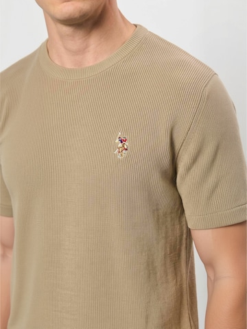U.S. POLO ASSN. Regular fit Overhemd ' UMDarwin ' in Beige