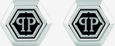Philipp Plein Jewellery Boutons de manchette en One Size en noir / argent, Vue avec produit