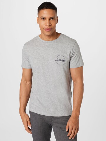 JACK & JONES Shirt in Grey: front