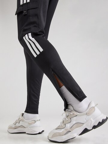 ADIDAS SPORTSWEAR Slimfit Sportovní kalhoty 'Tiro' – černá