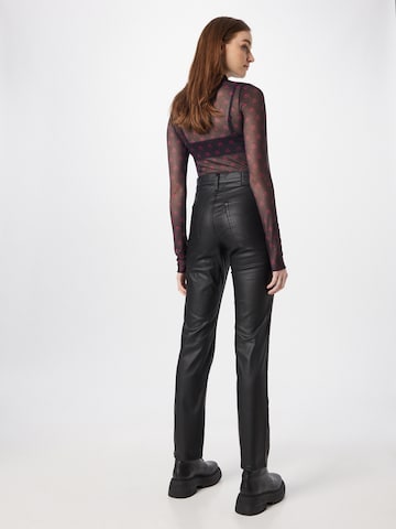LEVI'S ® Normální Kalhoty '724 Coated Straight' – černá