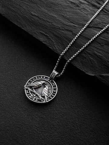 Brelocuri 'ODIN'S RAVENS. RUNES. VALKNUT' de la REYTEL pe argintiu