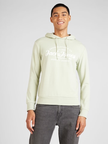 Felpa 'FOREST' di JACK & JONES in verde: frontale