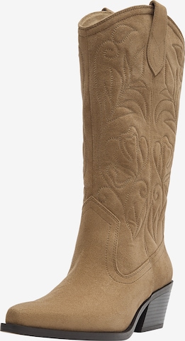 Pull&Bear Cowboy saappaat värissä ruskea: etupuoli