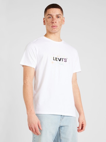 LEVI'S ® - Camiseta 'SS Relaxed Baby Tab Tee' en blanco: frente