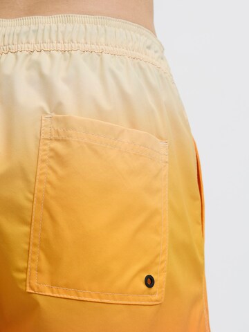 JACK & JONES Badeshorts in Orange
