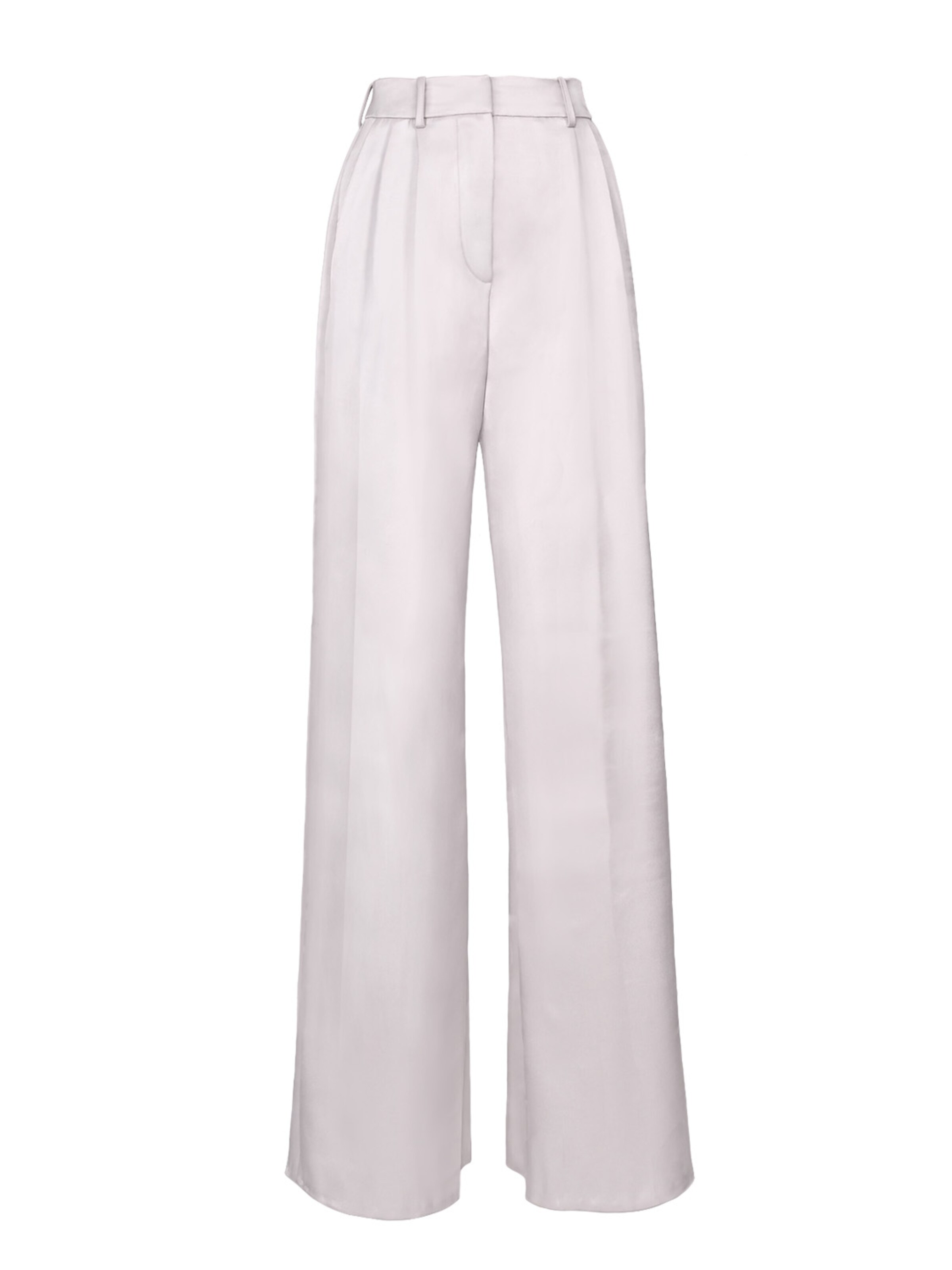 Anse Victorin Wide leg Pants 'Amara' in Silver: front