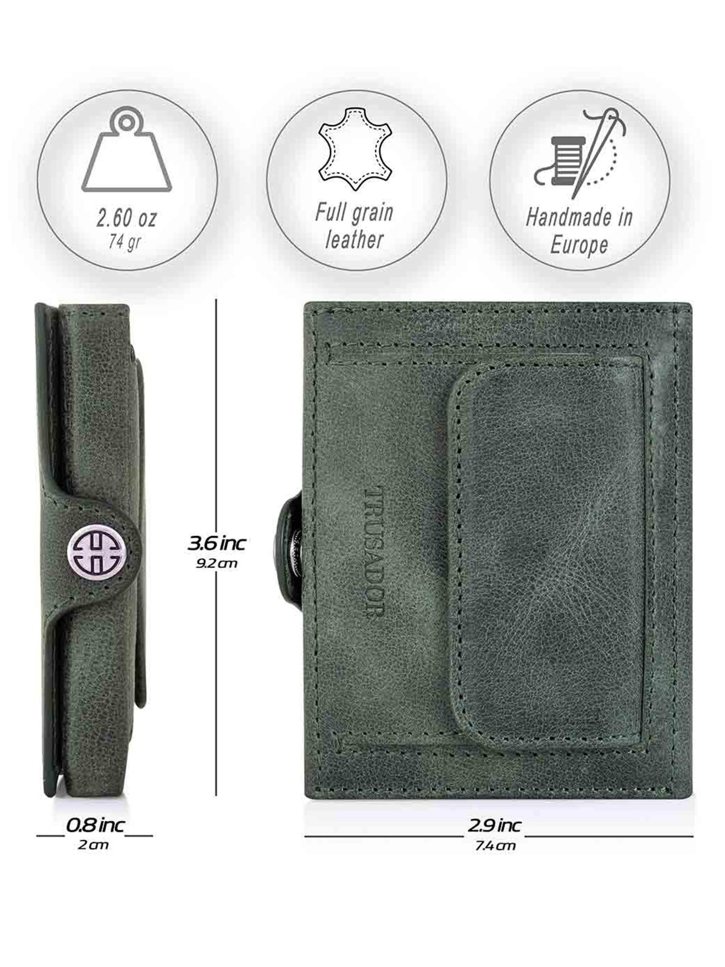 Trusador Wallet 'Valencia' in Green