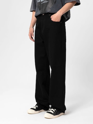 VAMOS CLO Wide Leg Hose 'Concord' in Schwarz