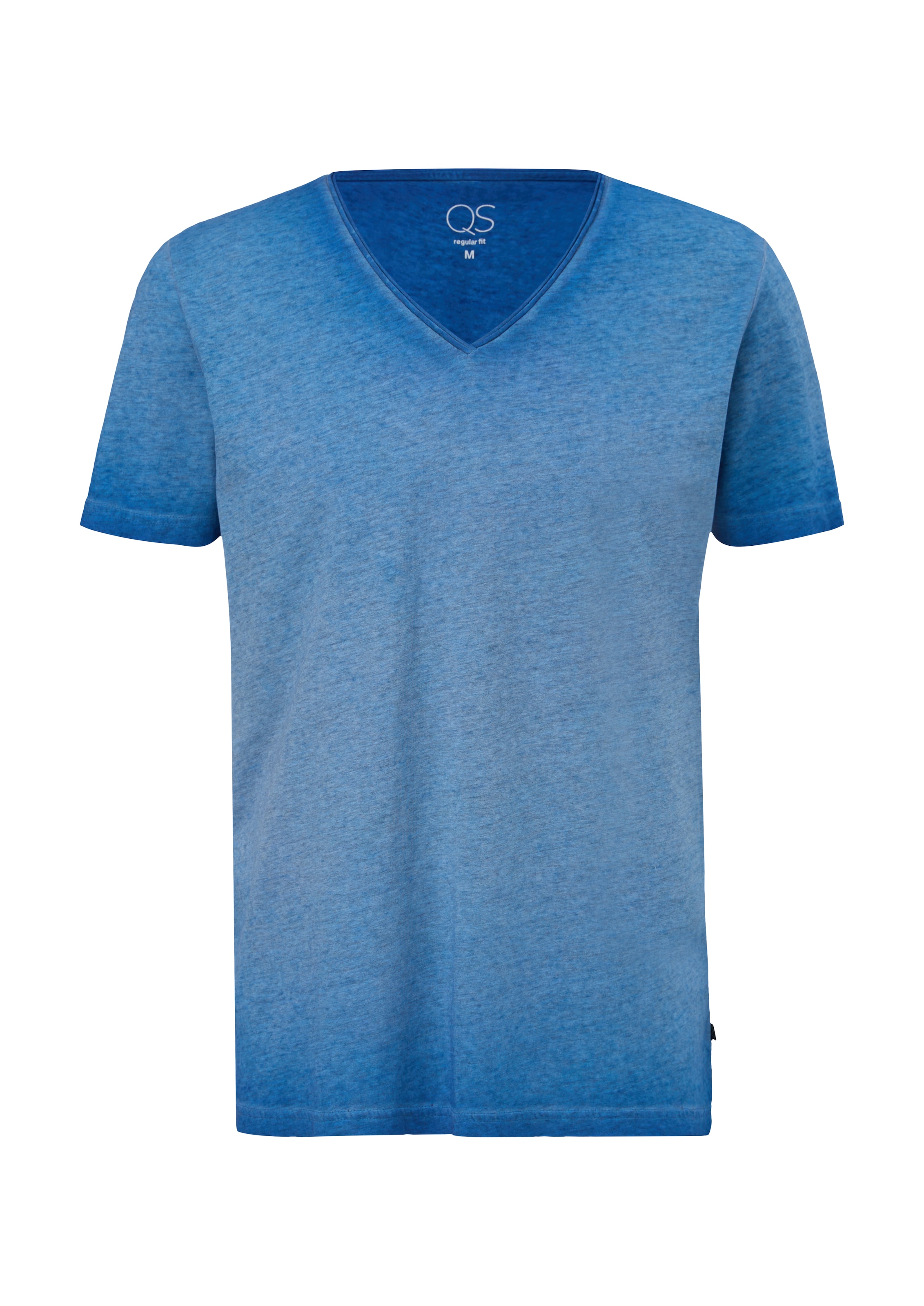 QS T-Shirt in Blau: Vorderseite