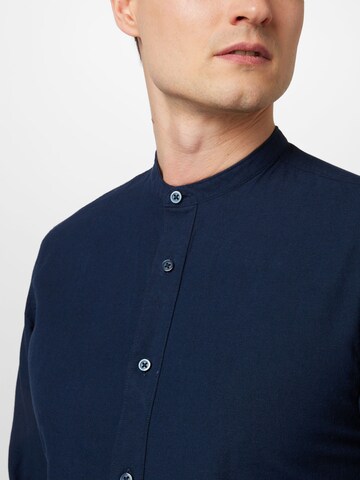 SELECTED HOMME - Slim Fit Camisa em azul