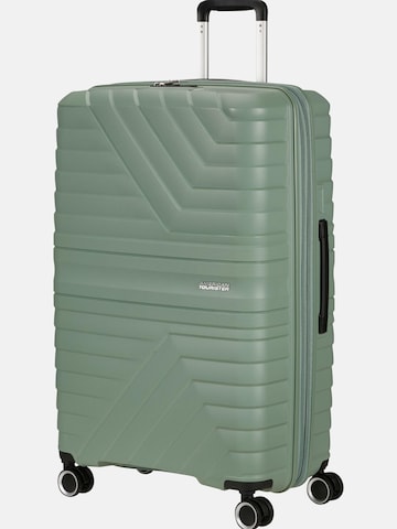 Trolley 'FLYTWIST SPINNER 78/29 TSA EXP' di American Tourister in verde