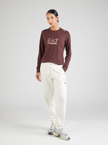 EA7 Emporio Armani Sweatshirt in Braun