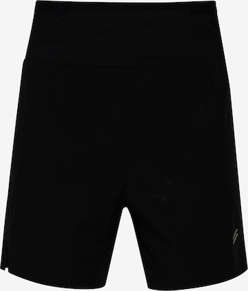 Superdry Regular Workout Pants 'Run Premium' in Black: front