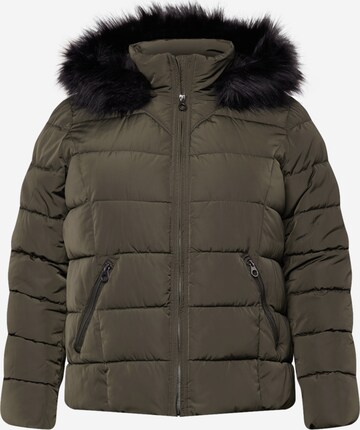 Veste d’hiver 'Liv' Vero Moda Curve en vert : devant