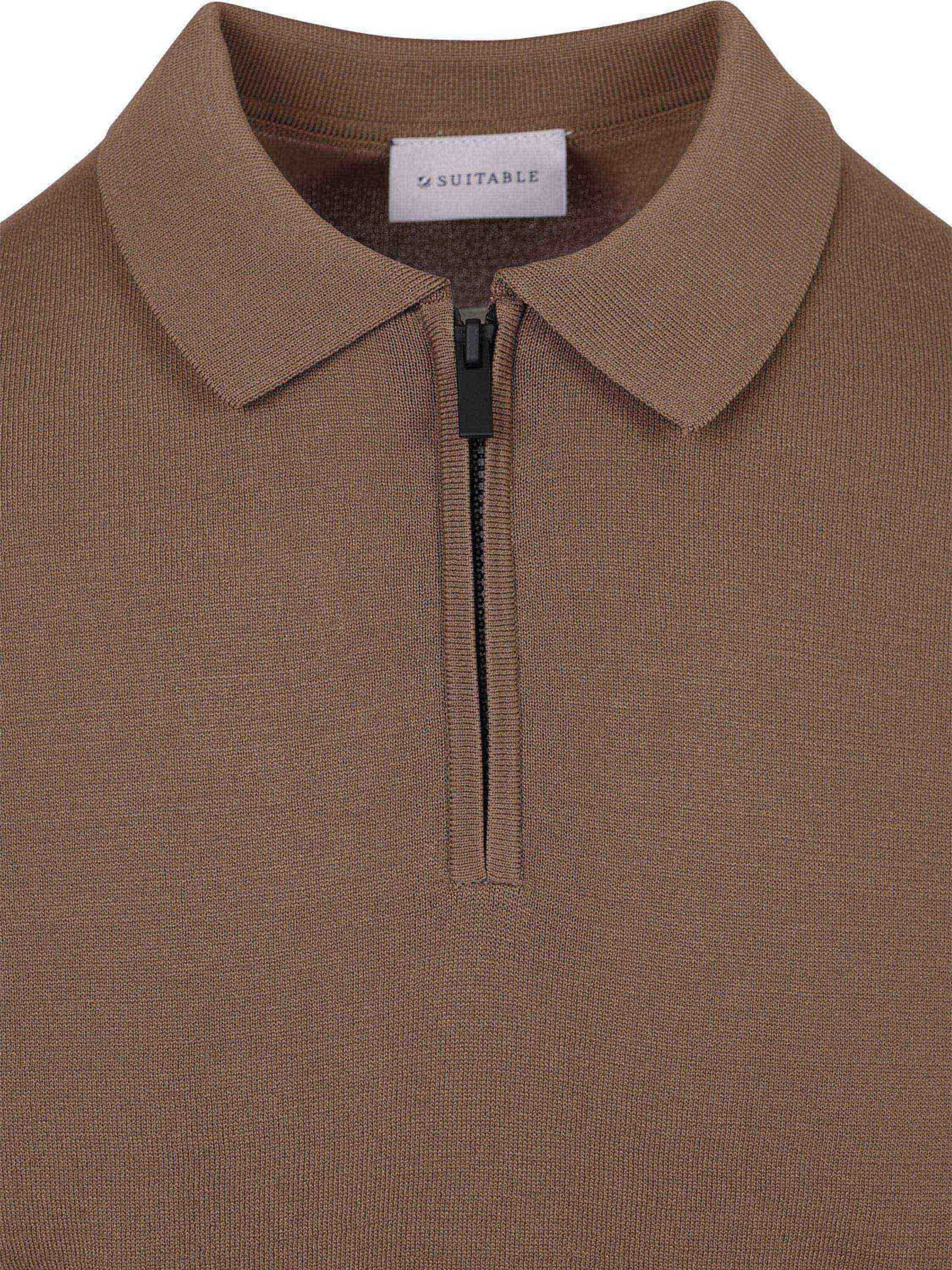 T-Shirt 'DAP' Suitable en marron