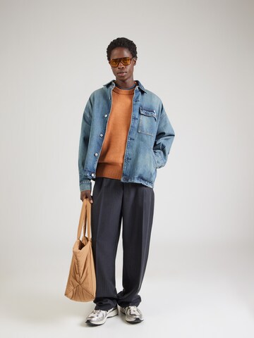 JACK & JONES Sweater 'JORNORREBRO' in Brown