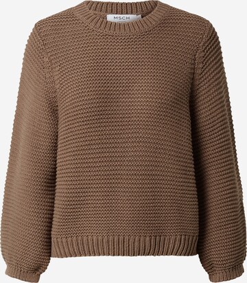 MSCH COPENHAGEN Sweater in Brown: front