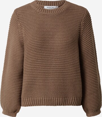 Pull-over MSCH COPENHAGEN en marron : devant