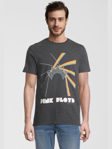 Recovered T-Shirt 'Pink Floyd Prisms' in Grau: predná strana