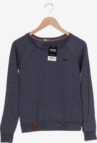 naketano Sweatshirt & Zip-Up Hoodie in S in Blue: front