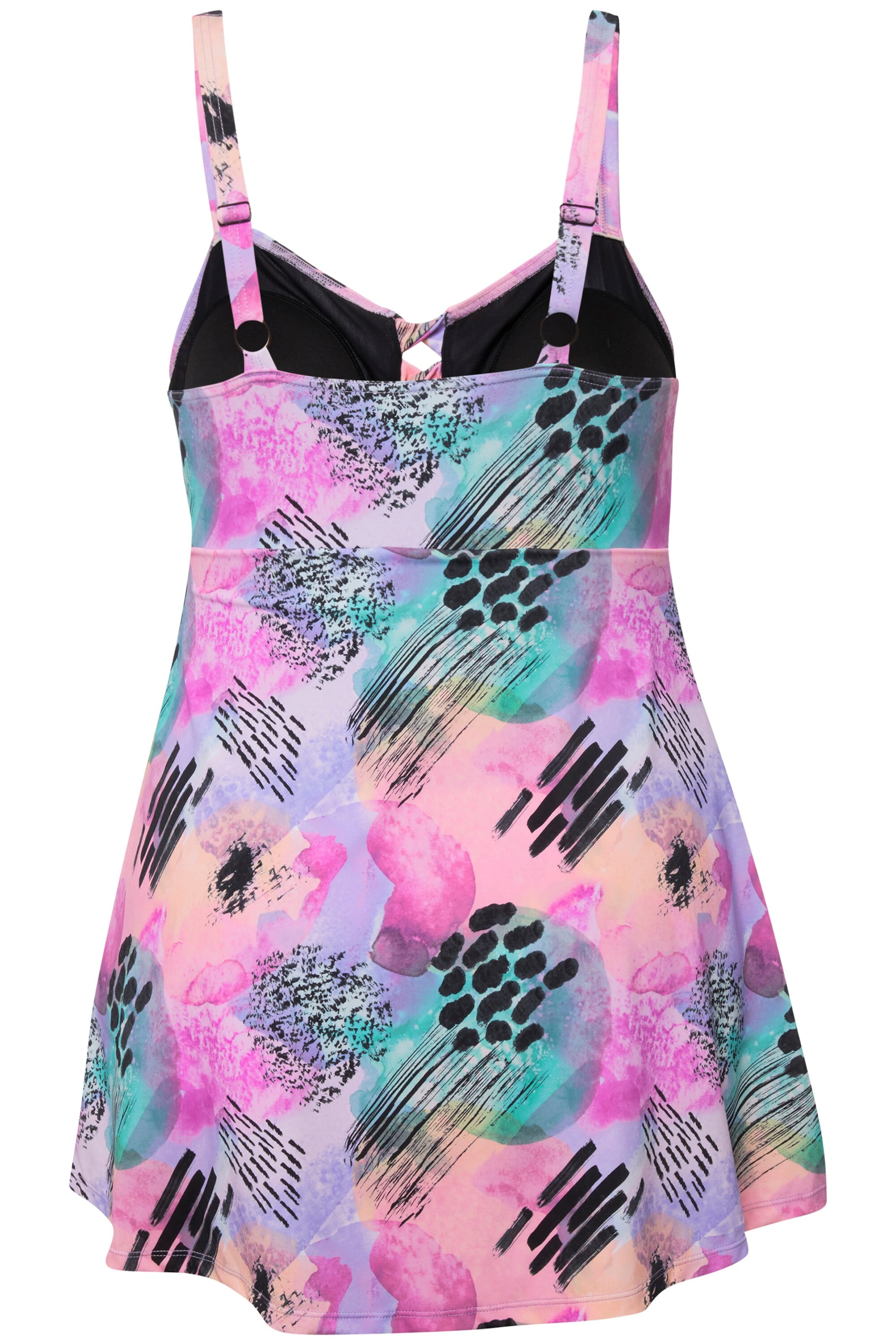 Ulla Popken Badeanzug in Mischfarben