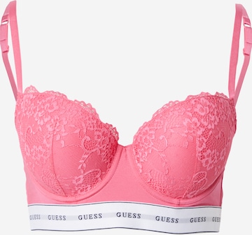 GUESS Balconette BH 'BELLE' in Roze: voorkant