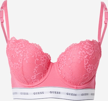 Balconnet Soutien-gorge 'BELLE' GUESS en rose : devant